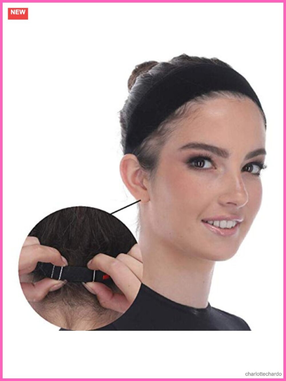 Adjustable Velvet Wig Grip Headband No Slip Comfort